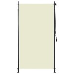 vidaXL Jaluzea tip rulou de exterior, crem, 120 x 270 cm