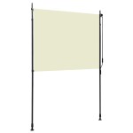 vidaXL Jaluzea tip rulou de exterior, crem, 150 x 270 cm