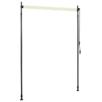 vidaXL Jaluzea tip rulou de exterior, crem, 150 x 270 cm