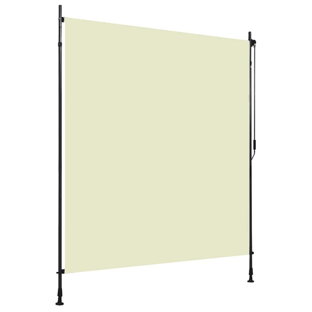 vidaXL Jaluzea tip rulou de exterior, crem, 200 x 270 cm