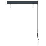 vidaXL Jaluzea tip rulou de exterior, albastru și alb, 100 x 250 cm