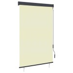 vidaXL Jaluzea tip rulou de exterior, crem, 120 x 250 cm vidaXL Jaluzea tip rulou de exterior, crem, 120 x 250 cm