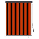 vidaXL Jaluzea tip rulou de exterior, portocaliu și maro, 120 x 250 cm vidaXL Jaluzea tip rulou de exterior, portocaliu și maro, 120 x 250 cm