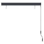 vidaXL Jaluzea tip rulou de exterior, antracit, 140 x 250 cm