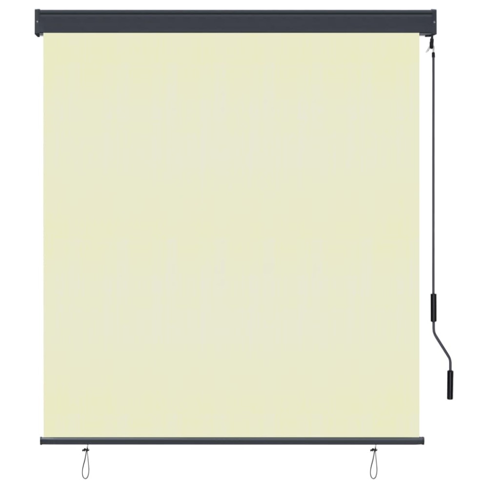 vidaXL Jaluzea tip rulou de exterior, crem, 140 x 250 cm