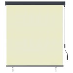 vidaXL Jaluzea tip rulou de exterior, crem, 140 x 250 cm vidaXL Jaluzea tip rulou de exterior, crem, 140 x 250 cm