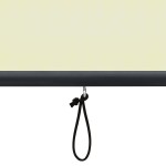 vidaXL Jaluzea tip rulou de exterior, crem, 160 x 250 cm vidaXL Jaluzea tip rulou de exterior, crem, 160 x 250 cm