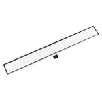 vidaXL Rigolă de duș cu capac 2-în-1, 103 x 14 cm, oțel inoxidabil vidaXL Rigolă de duș cu capac 2-în-1, 103 x 14 cm, oțel inoxidabil