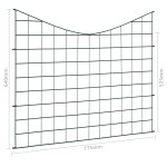 vidaXL Set gard de grădină arcuit concav, verde, 77,5 x 64 cm