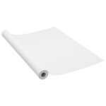 vidaXL Folie de mobilier autoadezivă, alb, 500 x 90 cm, PVC vidaXL Folie de mobilier autoadezivă, alb, 500 x 90 cm, PVC