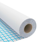 vidaXL Folie de mobilier autoadezivă, alb, 500 x 90 cm, PVC vidaXL Folie de mobilier autoadezivă, alb, 500 x 90 cm, PVC