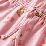 Rochie copii cu șnur, portocaliu deschis, 104