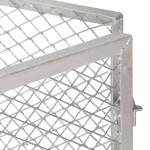 vidaXL Compostor de grădină, 100x100x77 cm, fier galvanizat vidaXL Compostor de grădină, 100x100x77 cm, fier galvanizat