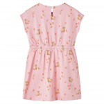 Rochie copii cu șnur, portocaliu deschis, 140