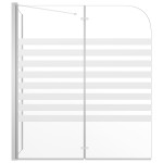 vidaXL Cabină de baie, 120x68x130 cm, benzi din sticlă securizată vidaXL Cabină de baie, 120x68x130 cm, benzi din sticlă securizată