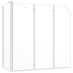 vidaXL Cabină de baie, 120x69x130 cm, sticlă securizată, transparent vidaXL Cabină de baie, 120x69x130 cm, sticlă securizată, transparent
