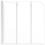 vidaXL Cabină de baie, 120x69x130 cm, sticlă securizată, transparent vidaXL Cabină de baie, 120x69x130 cm, sticlă securizată, transparent