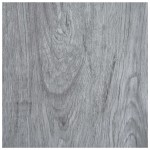 vidaXL Plăci de pardoseală autoadezive, gri deschis, 5,11 m² PVC vidaXL Plăci de pardoseală autoadezive, gri deschis, 5,11 m² PVC