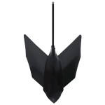 vidaXL Accesoriu plug motocultor, negru, metal vidaXL Accesoriu plug motocultor, negru, metal