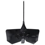 vidaXL Accesoriu plug motocultor, negru, metal vidaXL Accesoriu plug motocultor, negru, metal