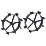 vidaXL Roți metalice pentru motocultor pe benzină de 6,5 CP, 2 buc. vidaXL Roți metalice pentru motocultor pe benzină de 6,5 CP, 2 buc.