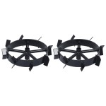 vidaXL Roți metalice pentru motocultor pe benzină de 6,5 CP, 2 buc. vidaXL Roți metalice pentru motocultor pe benzină de 6,5 CP, 2 buc.