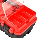 vidaXL Cutie de scule, roșu, 462x256x242 mm, plastic vidaXL Cutie de scule, roșu, 462x256x242 mm, plastic