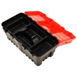 vidaXL Cutie de scule, roșu, 462x256x242 mm, plastic vidaXL Cutie de scule, roșu, 462x256x242 mm, plastic