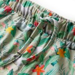 Pantaloni scurți de copii cu șnur, kaki, 92 Pantaloni scurți de copii cu șnur, kaki, 92