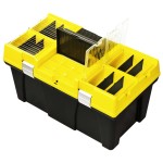 vidaXL Cutie de scule, galben, 595x337x316 mm, plastic vidaXL Cutie de scule, galben, 595x337x316 mm, plastic