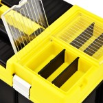 vidaXL Cutie de scule, galben, 595x337x316 mm, plastic vidaXL Cutie de scule, galben, 595x337x316 mm, plastic