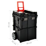 vidaXL Cărucior organizare scule, cu mâner, 45x36x90 cm