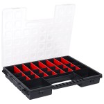 vidaXL Cutii sortare 5 buc separatoare reglabile 385x283x50 mm plastic