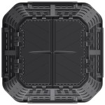 vidaXL Compostor de grădină, negru, 93,3x93,3x80 cm, 480 L vidaXL Compostor de grădină, negru, 93,3x93,3x80 cm, 480 L