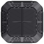 vidaXL Compostor de grădină, negru, 93,3x93,3x113 cm, 740 L vidaXL Compostor de grădină, negru, 93,3x93,3x113 cm, 740 L