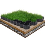 vidaXL Grilaje de gazon, 16 buc., negru, 60x40x3 cm, plastic vidaXL Grilaje de gazon, 16 buc., negru, 60x40x3 cm, plastic