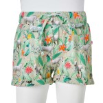 Pantaloni scurți de copii cu șnur, kaki, 104 Pantaloni scurți de copii cu șnur, kaki, 104