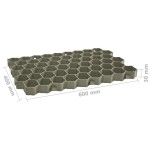 vidaXL Grilaje de gazon, 16 buc., verde, 60 x 40 x 3 cm, plastic vidaXL Grilaje de gazon, 16 buc., verde, 60 x 40 x 3 cm, plastic