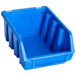 vidaXL Cutii de depozitare stivuibile, 20 buc., albastru, plastic vidaXL Cutii de depozitare stivuibile, 20 buc., albastru, plastic