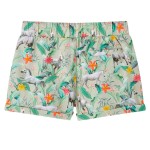 Pantaloni scurți de copii cu șnur, kaki, 128 Pantaloni scurți de copii cu șnur, kaki, 128