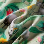 Rochie copii cu mâneci largi kaki deschis 128
