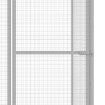 vidaXL Cușcă pentru pisici, 3x1,5x1,5 m, oțel galvanizat vidaXL Cușcă pentru pisici, 3x1,5x1,5 m, oțel galvanizat