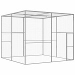 vidaXL Cușcă pentru pisici, 3x3x2,5 m, oțel galvanizat vidaXL Cușcă pentru pisici, 3x3x2,5 m, oțel galvanizat