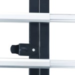 vidaXL Cărucior de transport pliabil, 150 kg, argintiu, aluminiu