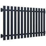 vidaXL Panou de gard antracit 178x100 cm oțel vopsit în câmp electrostatic vidaXL Panou de gard antracit 178x100 cm oțel vopsit în câmp electrostatic