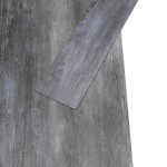 vidaXL Plăci de pardoseală autoadezive, gri lucios, 5,02 m², PVC, 2 mm vidaXL Plăci de pardoseală autoadezive, gri lucios, 5,02 m², PVC, 2 mm