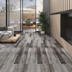 vidaXL Plăci de pardoseală, lemn cu dungi, 5,26 m², 2 mm, PVC vidaXL Plăci de pardoseală, lemn cu dungi, 5,26 m², 2 mm, PVC