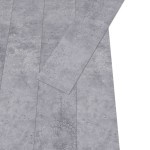 vidaXL Plăci pardoseală autoadezive, gri ciment, 4,46 m², PVC, 3 mm vidaXL Plăci pardoseală autoadezive, gri ciment, 4,46 m², PVC, 3 mm