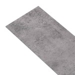 vidaXL Plăci pardoseală autoadezive, maro ciment, 4,46 m², PVC, 3 mm vidaXL Plăci pardoseală autoadezive, maro ciment, 4,46 m², PVC, 3 mm