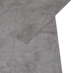 vidaXL Plăci de pardoseală autoadezive, gri beton, 5,02 m², PVC, 2 mm vidaXL Plăci de pardoseală autoadezive, gri beton, 5,02 m², PVC, 2 mm